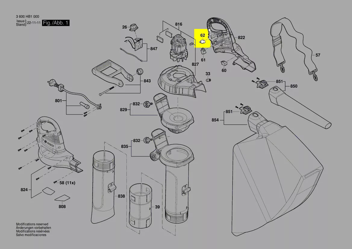 micro-contacteur réf. F 016 F05 428 Bosch